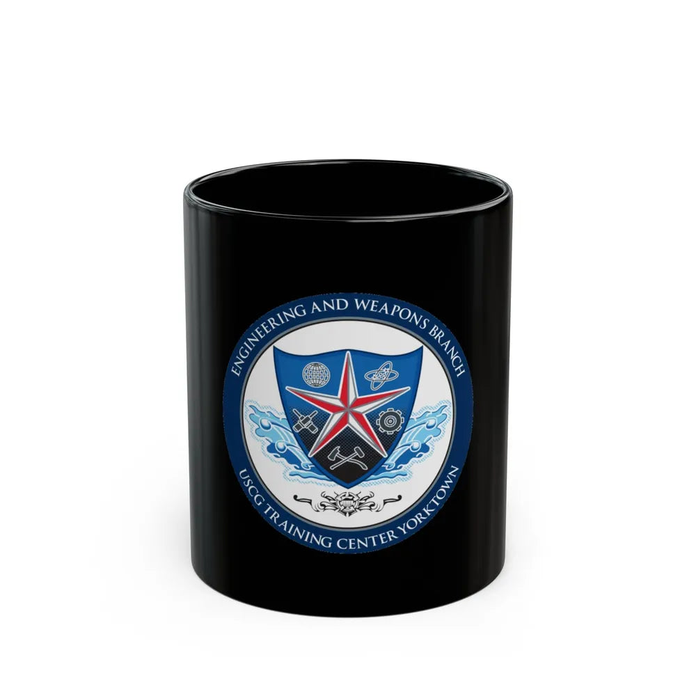 USCGC Training Yorktown (U.S. Coast Guard) Black Coffee Mug-11oz-Go Mug Yourself