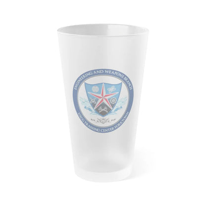 USCGC Training Yorktown (U.S. Coast Guard) Frosted Pint Glass 16oz-Go Mug Yourself