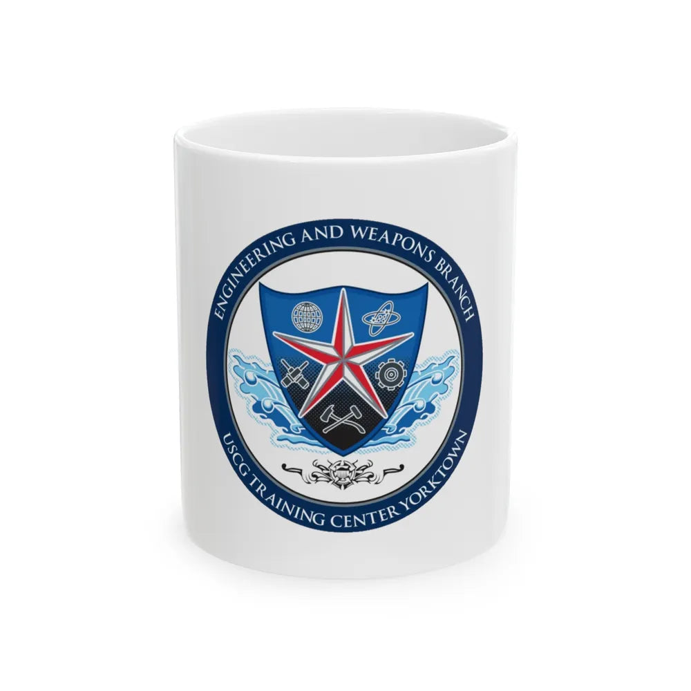 USCGC Training Yorktown (U.S. Coast Guard) White Coffee Mug-11oz-Go Mug Yourself