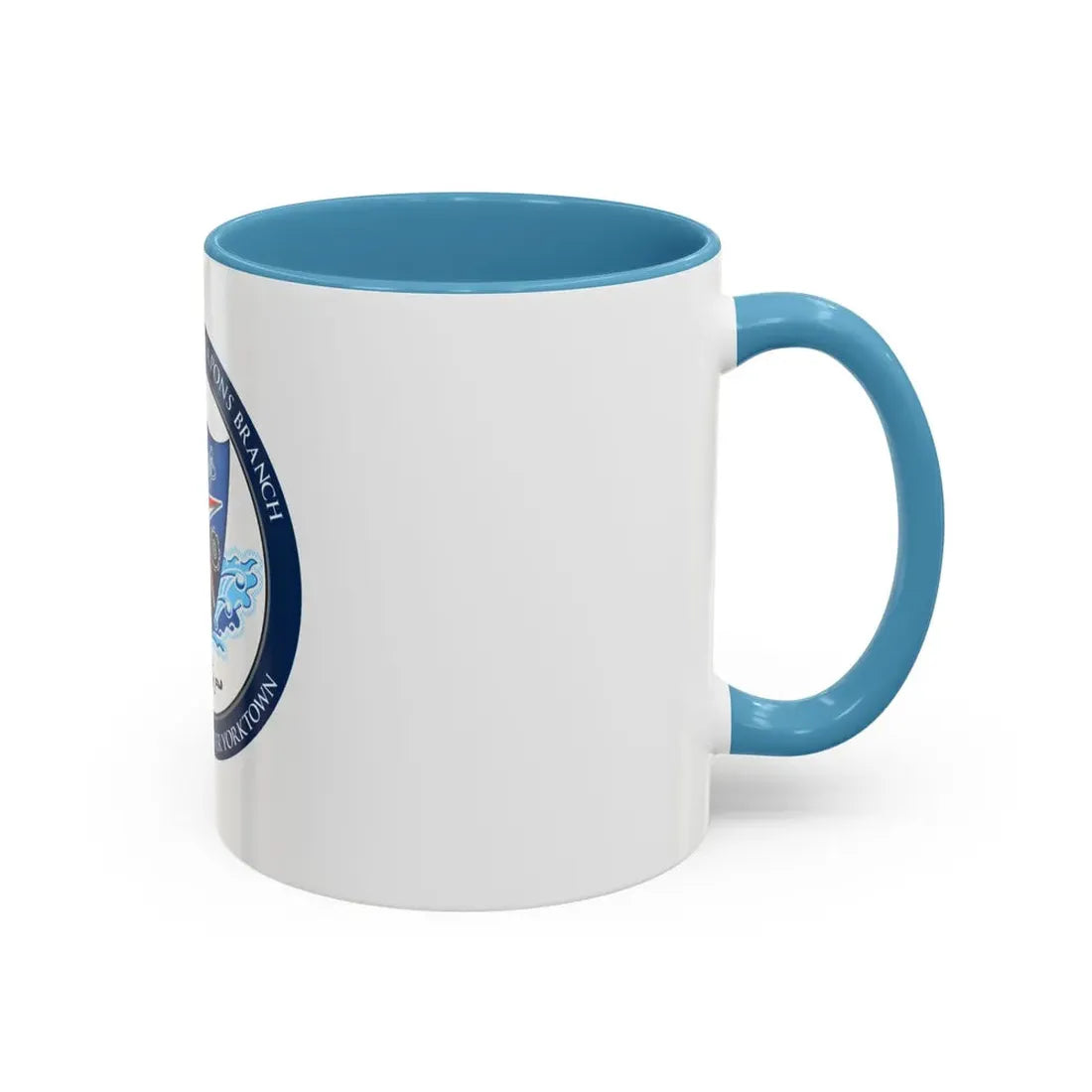 USCGC Training Yorktown (U.S. Coast Guard) Accent Coffee Mug - Go Mug Yourself