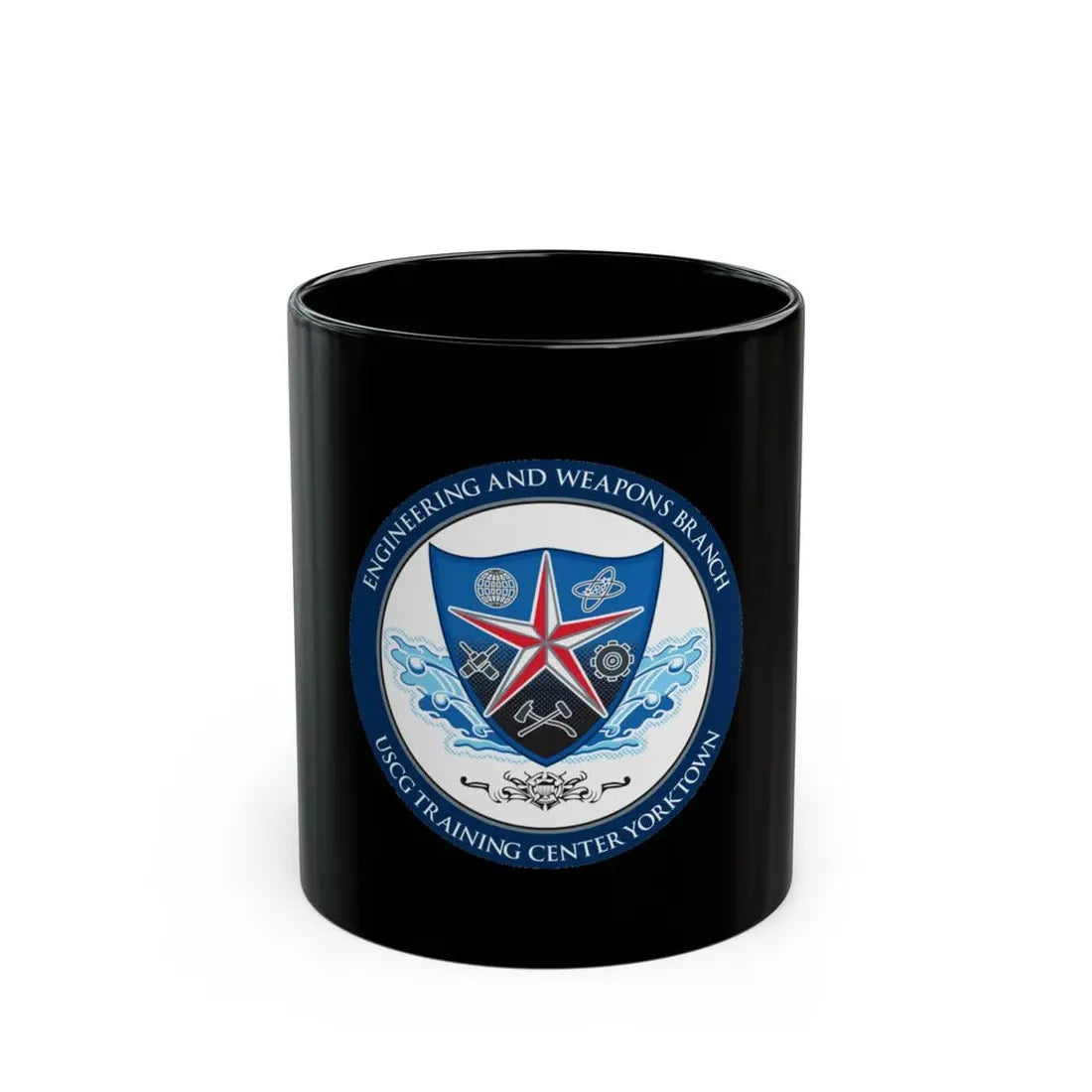 USCGC Training Yorktown (U.S. Coast Guard) Black Coffee Mug 11oz - Go Mug Yourself