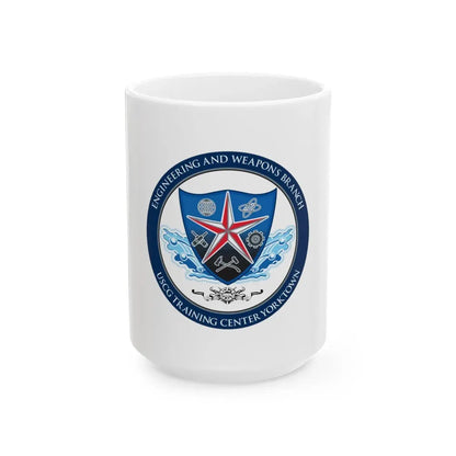 USCGC Training Yorktown (U.S. Coast Guard) White Coffee Mug 15oz - Go Mug Yourself