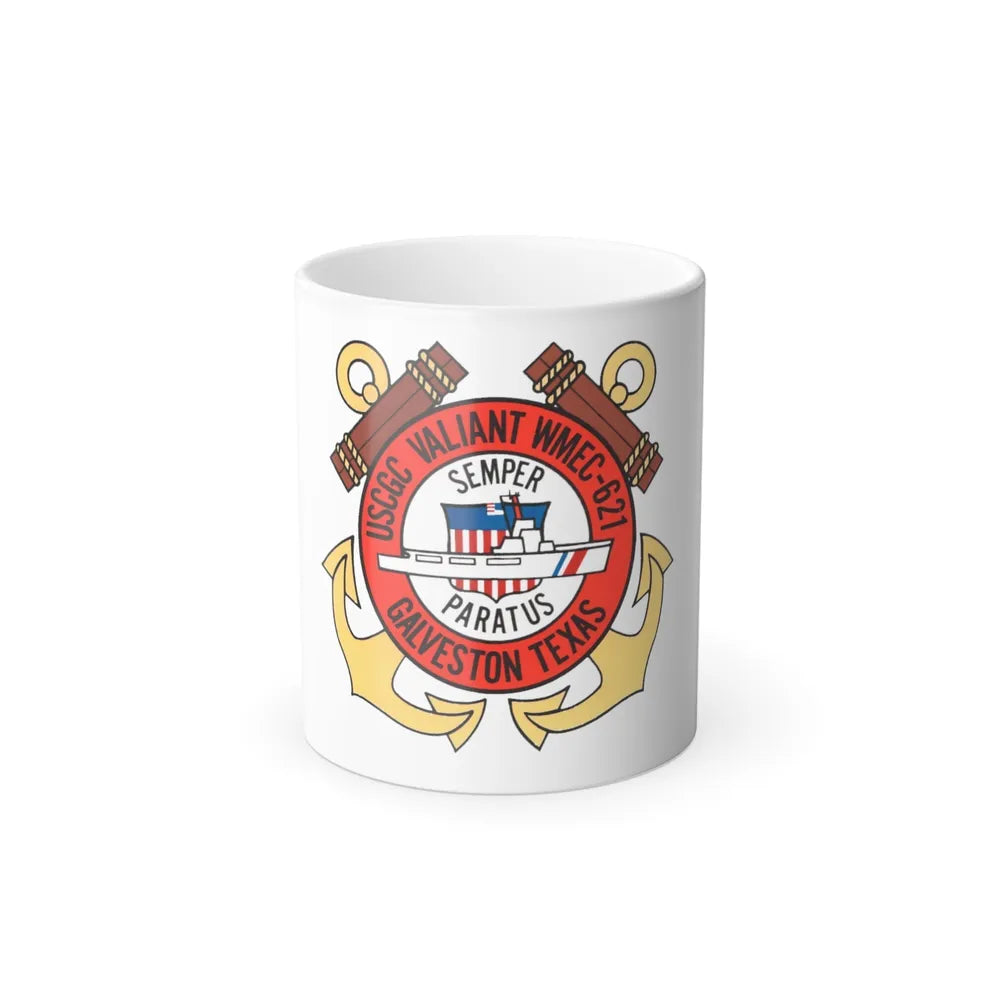 USCGC Valiant WMEC 621 (U.S. Coast Guard) Color Changing Mug 11oz-11oz-Go Mug Yourself