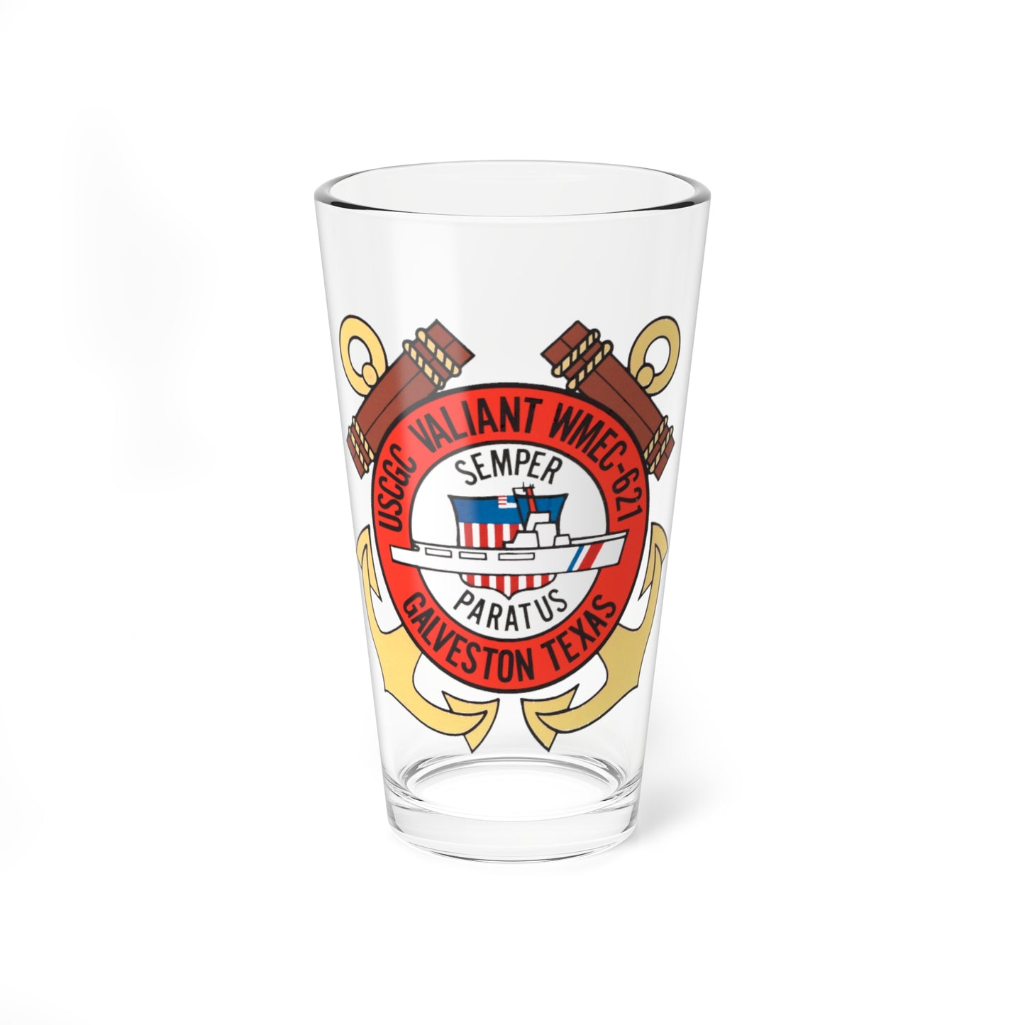 USCGC Valiant WMEC 621 (U.S. Coast Guard) Pint Glass 16oz-16oz-Go Mug Yourself