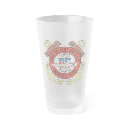 USCGC Valiant WMEC 621 (U.S. Coast Guard) Frosted Pint Glass 16oz Default Title - Go Mug Yourself