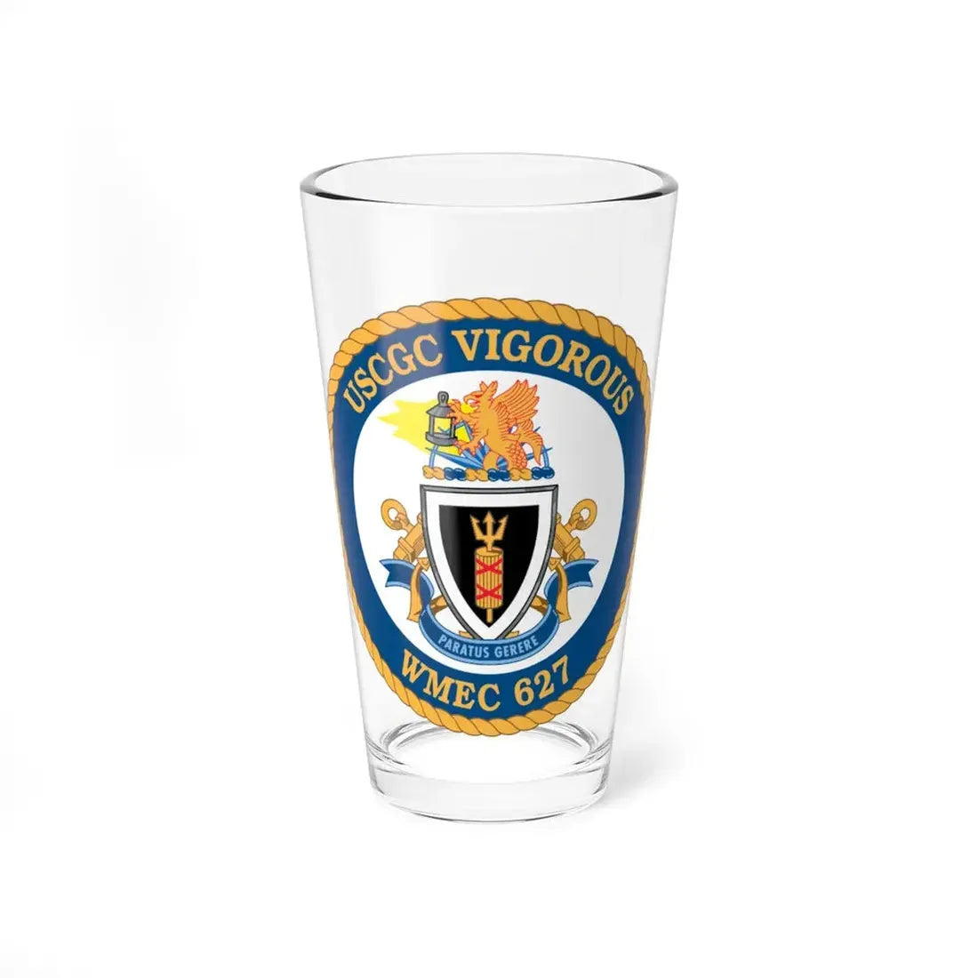 USCGC Vigorous WMEC 627 (U.S. Coast Guard) Pint Glass 16oz 16oz - Go Mug Yourself