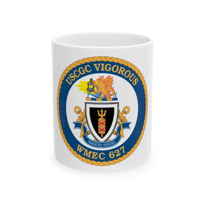 USCGC Vigorous WMEC 627 (U.S. Coast Guard) White Coffee Mug 11oz - Go Mug Yourself