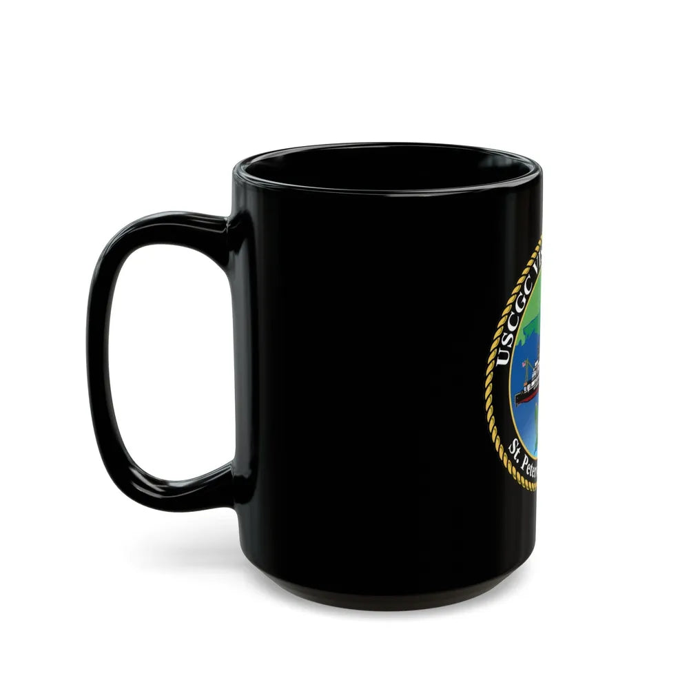 USCGC VISE WLIC 75305 (U.S. Coast Guard) Black Coffee Mug-Go Mug Yourself