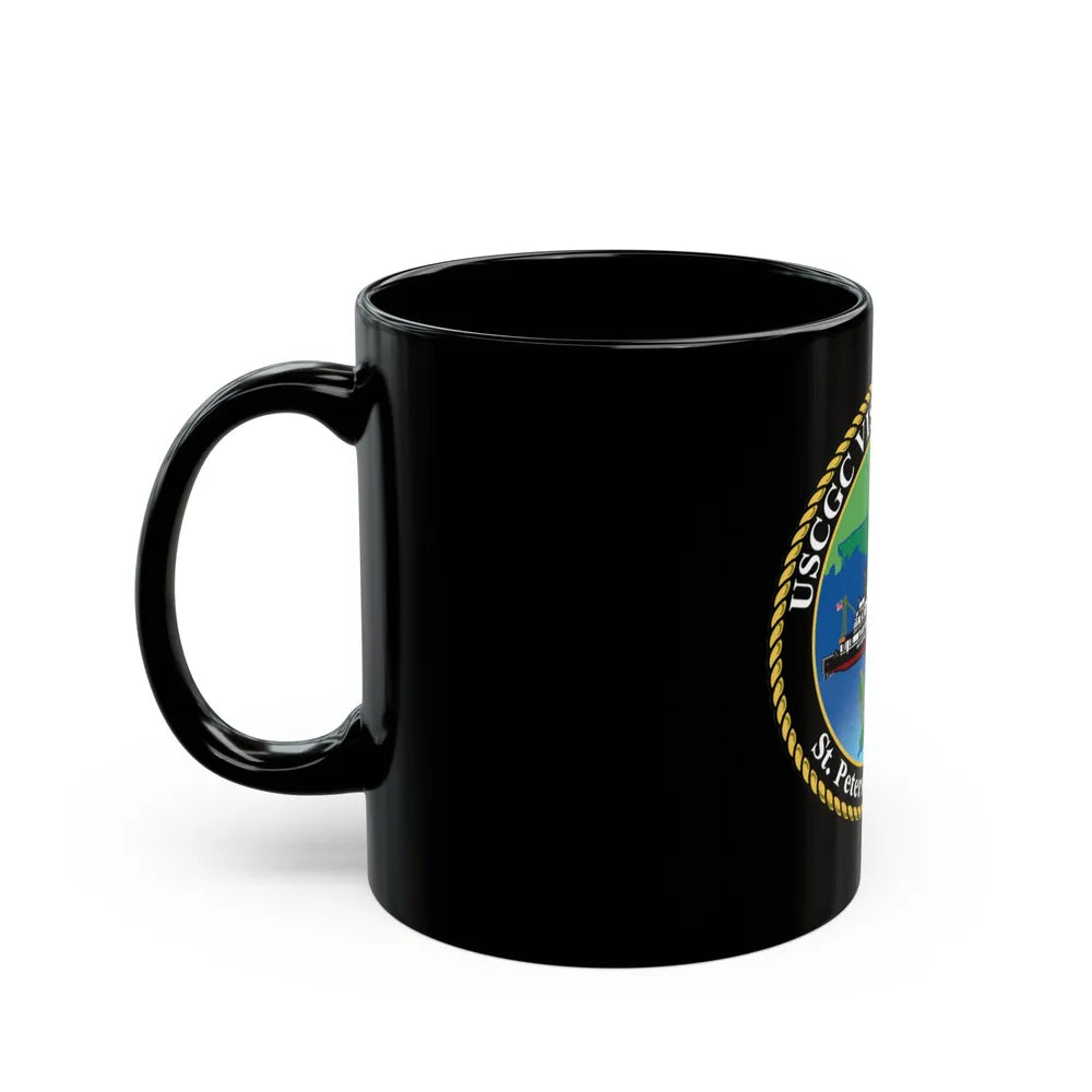 USCGC VISE WLIC 75305 (U.S. Coast Guard) Black Coffee Mug-Go Mug Yourself