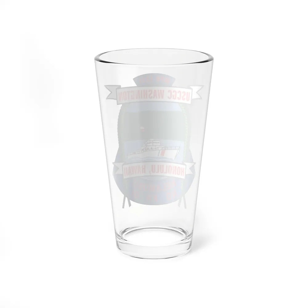 USCGC Washington WPB 1331 Honolulu Hawaii (U.S. Coast Guard) Pint Glass 16oz-Go Mug Yourself