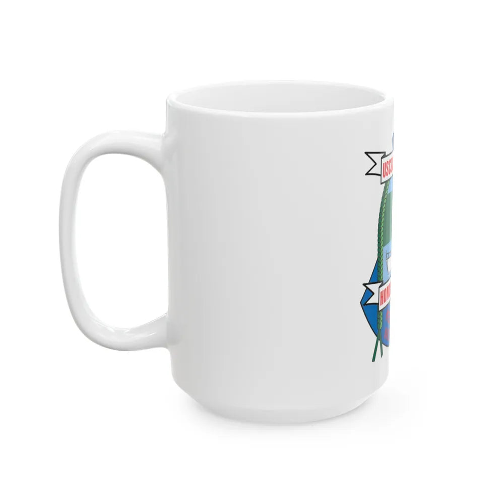 USCGC Washington WPB 1331 Honolulu Hawaii (U.S. Coast Guard) White Coffee Mug-Go Mug Yourself