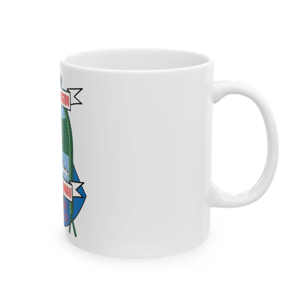 USCGC Washington WPB 1331 Honolulu Hawaii (U.S. Coast Guard) White Coffee Mug-Go Mug Yourself