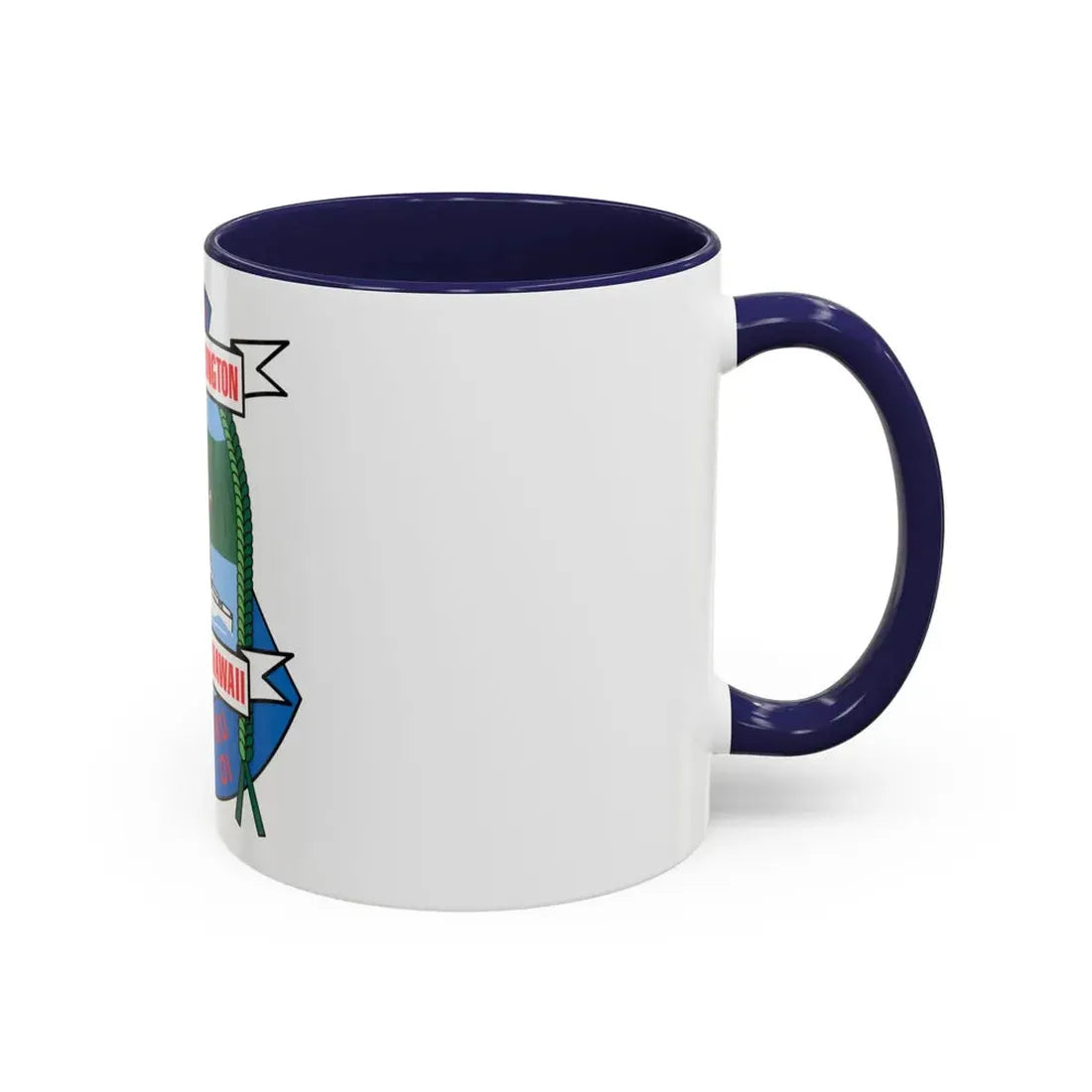 USCGC Washington WPB 1331 Honolulu Hawaii (U.S. Coast Guard) Accent Coffee Mug - Go Mug Yourself