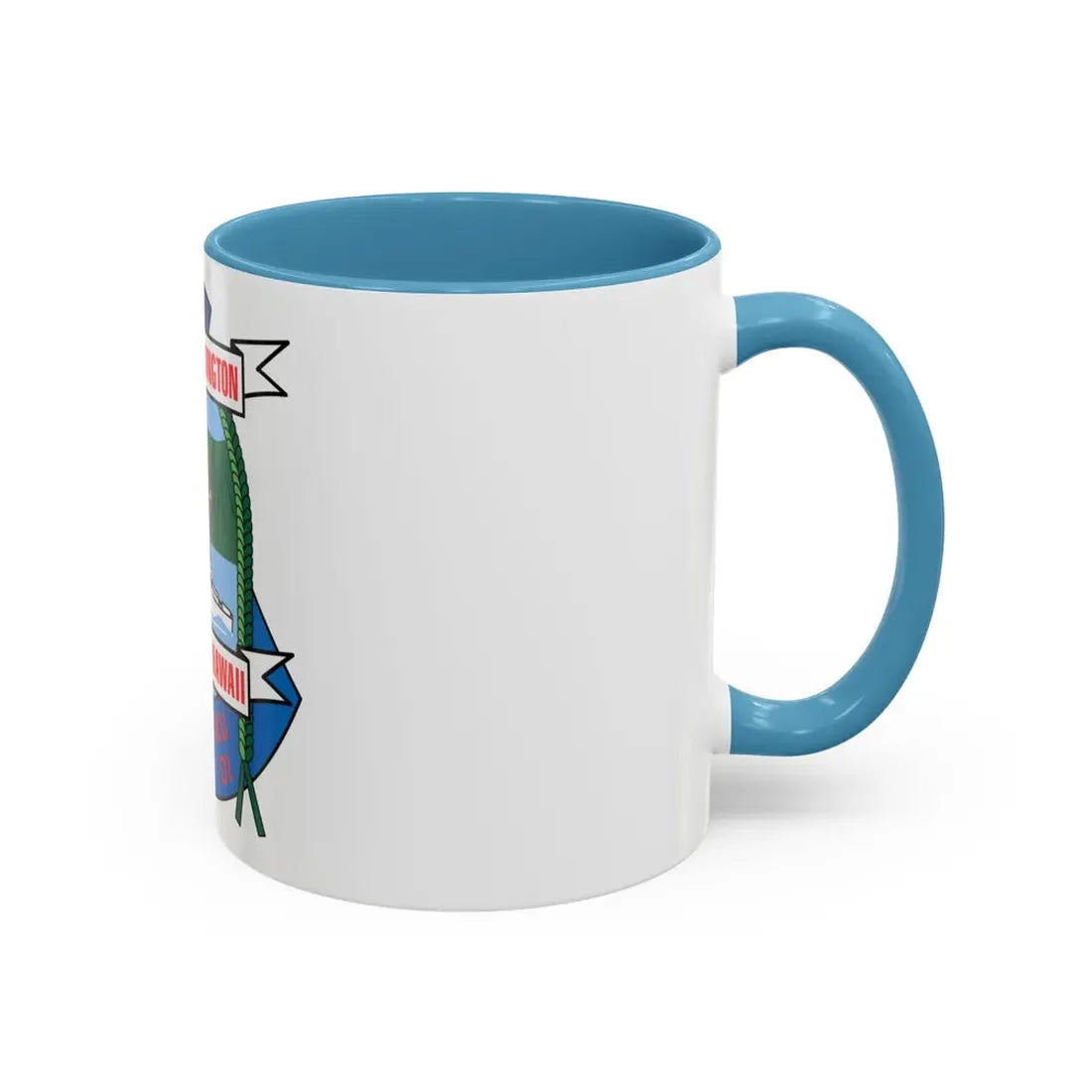 USCGC Washington WPB 1331 Honolulu Hawaii (U.S. Coast Guard) Accent Coffee Mug - Go Mug Yourself