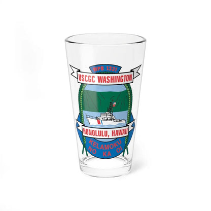 USCGC Washington WPB 1331 Honolulu Hawaii (U.S. Coast Guard) Pint Glass 16oz 16oz - Go Mug Yourself