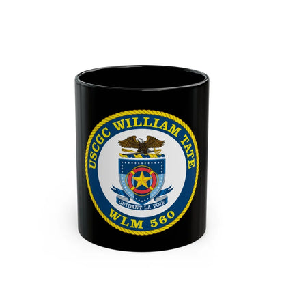 USCGC William Tate WLM 560 (U.S. Coast Guard) Black Coffee Mug-11oz-Go Mug Yourself