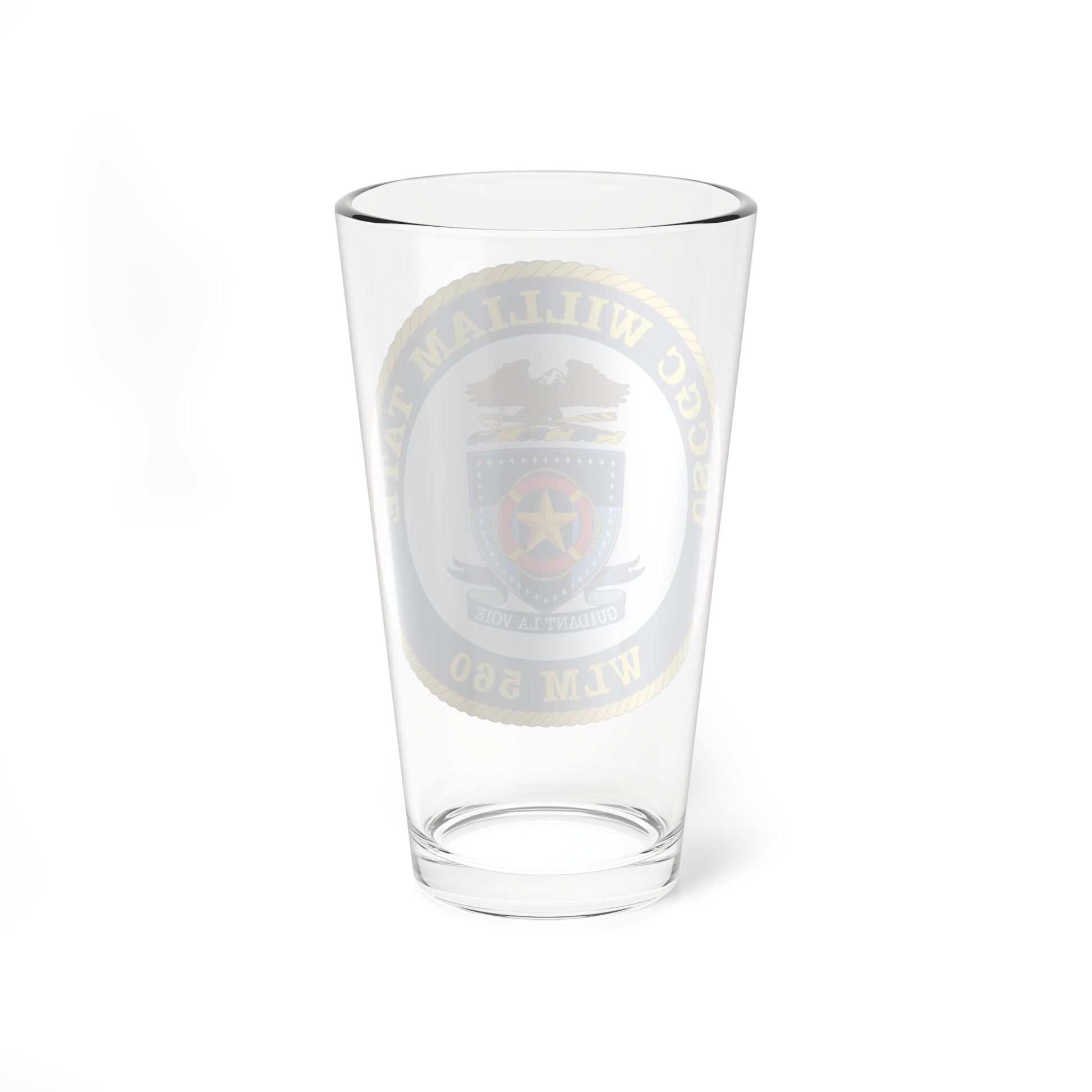 USCGC William Tate WLM 560 (U.S. Coast Guard) Pint Glass 16oz-Go Mug Yourself