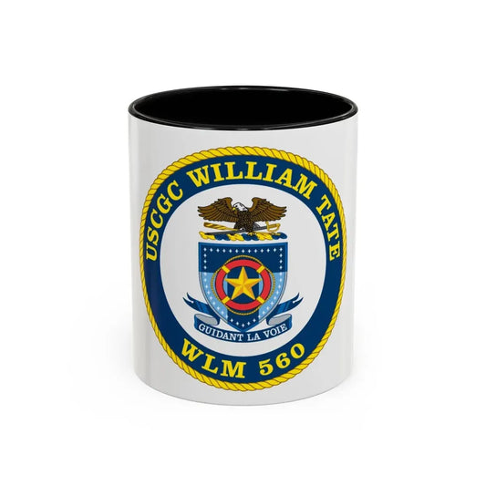 USCGC William Tate WLM 560 (U.S. Coast Guard) Accent Coffee Mug 11oz Black - Go Mug Yourself