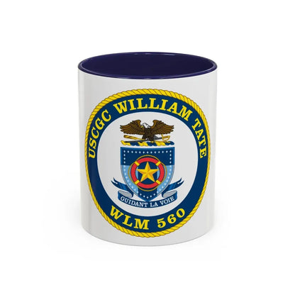 USCGC William Tate WLM 560 (U.S. Coast Guard) Accent Coffee Mug 11oz Navy - Go Mug Yourself