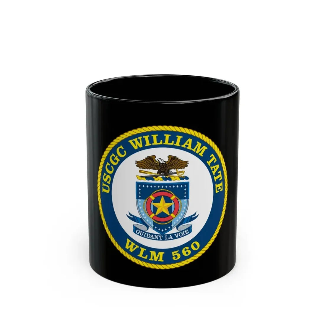 USCGC William Tate WLM 560 (U.S. Coast Guard) Black Coffee Mug 11oz - Go Mug Yourself