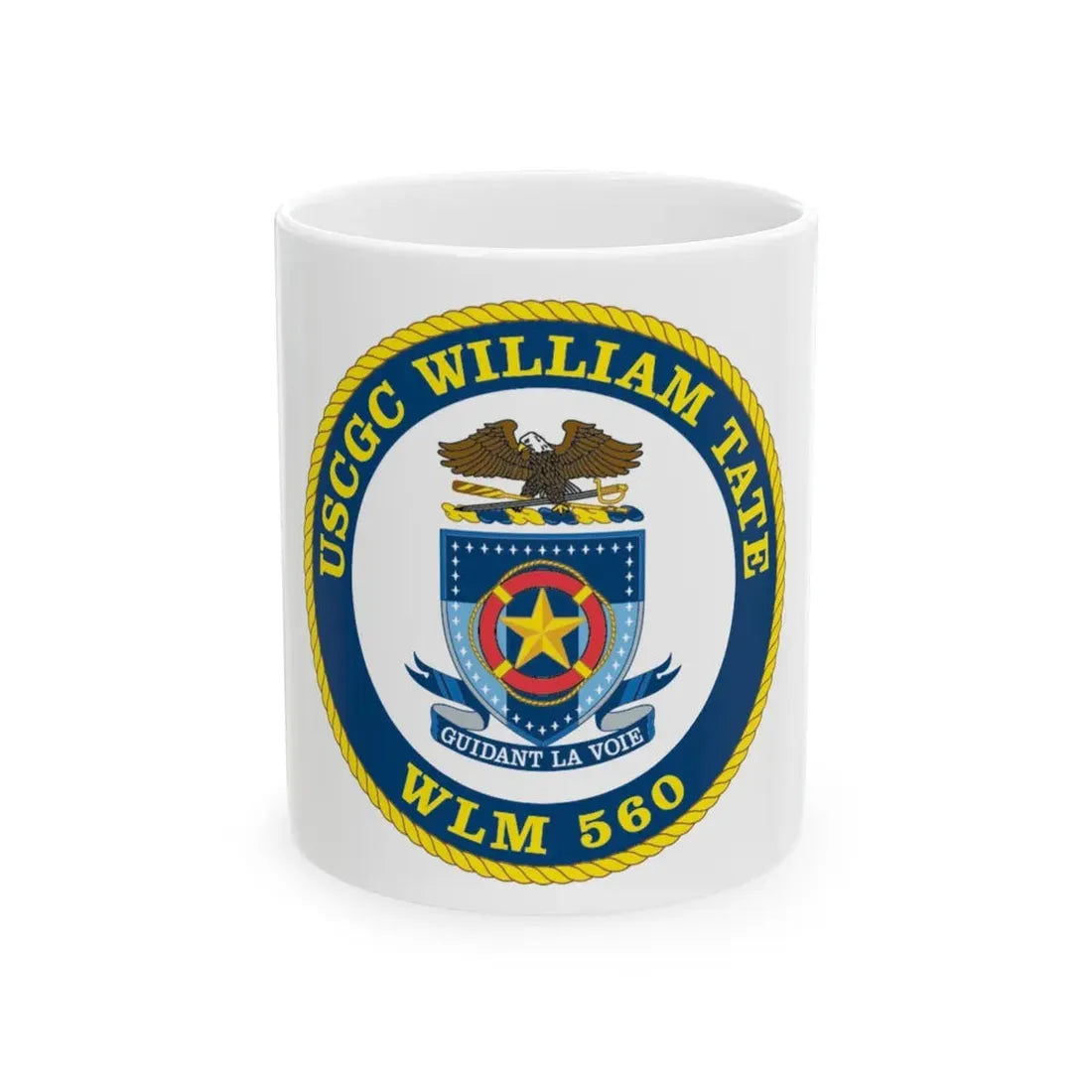 USCGC William Tate WLM 560 (U.S. Coast Guard) White Coffee Mug 11oz - Go Mug Yourself