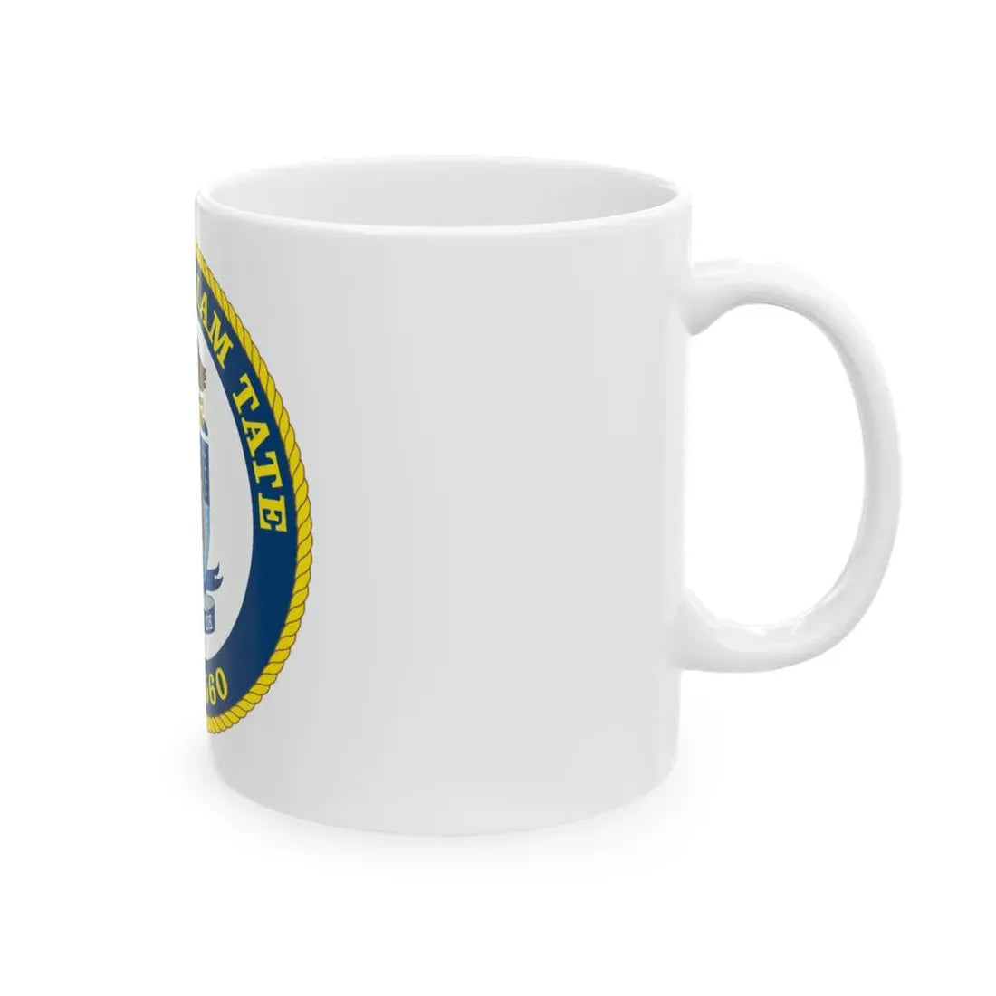 USCGC William Tate WLM 560 (U.S. Coast Guard) White Coffee Mug - Go Mug Yourself
