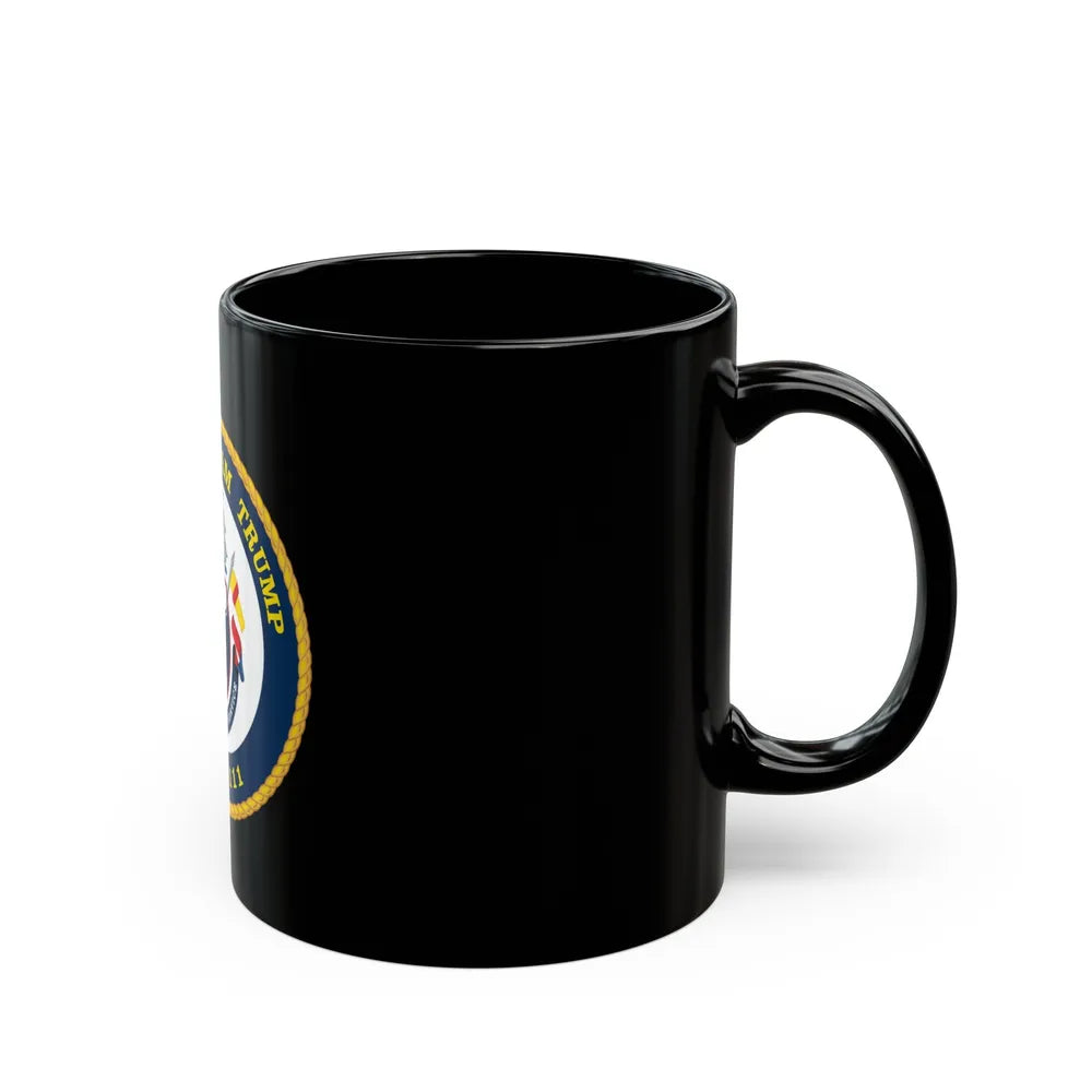 USCGC William Trump WPC 1111 (U.S. Coast Guard) Black Coffee Mug-Go Mug Yourself