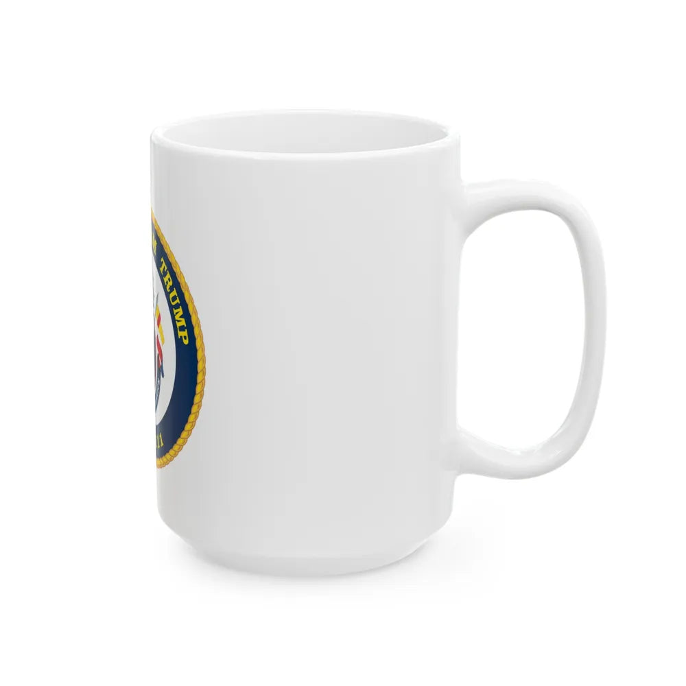 USCGC William Trump WPC 1111 (U.S. Coast Guard) White Coffee Mug-Go Mug Yourself