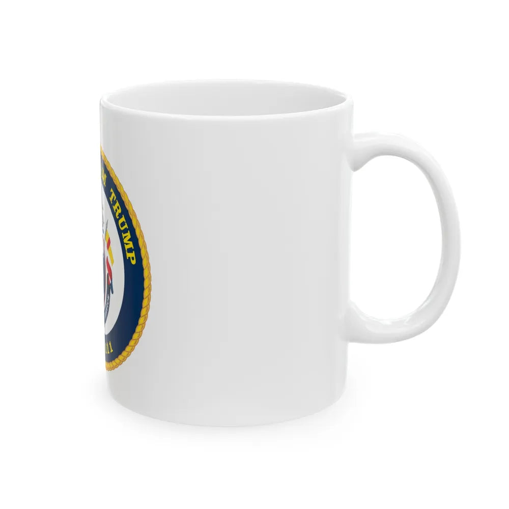 USCGC William Trump WPC 1111 (U.S. Coast Guard) White Coffee Mug-Go Mug Yourself