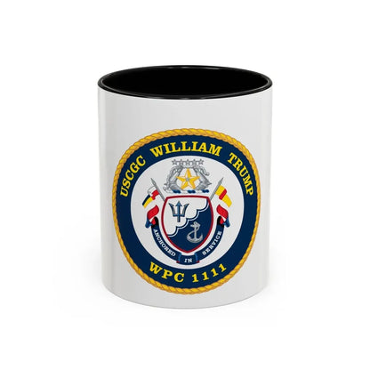 USCGC William Trump WPC 1111 (U.S. Coast Guard) Accent Coffee Mug 11oz Black - Go Mug Yourself