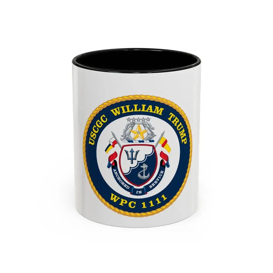 USCGC William Trump WPC 1111 (U.S. Coast Guard) Accent Coffee Mug 11oz Black - Go Mug Yourself