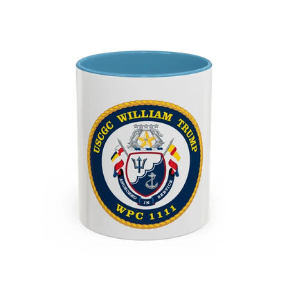 USCGC William Trump WPC 1111 (U.S. Coast Guard) Accent Coffee Mug 11oz Light Blue - Go Mug Yourself