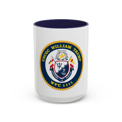 USCGC William Trump WPC 1111 (U.S. Coast Guard) Accent Coffee Mug 15oz Navy - Go Mug Yourself