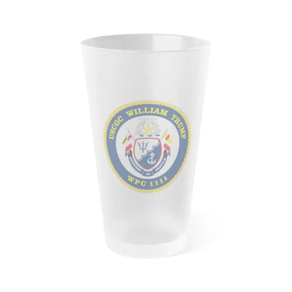 USCGC William Trump WPC 1111 (U.S. Coast Guard) Frosted Pint Glass 16oz Default Title - Go Mug Yourself