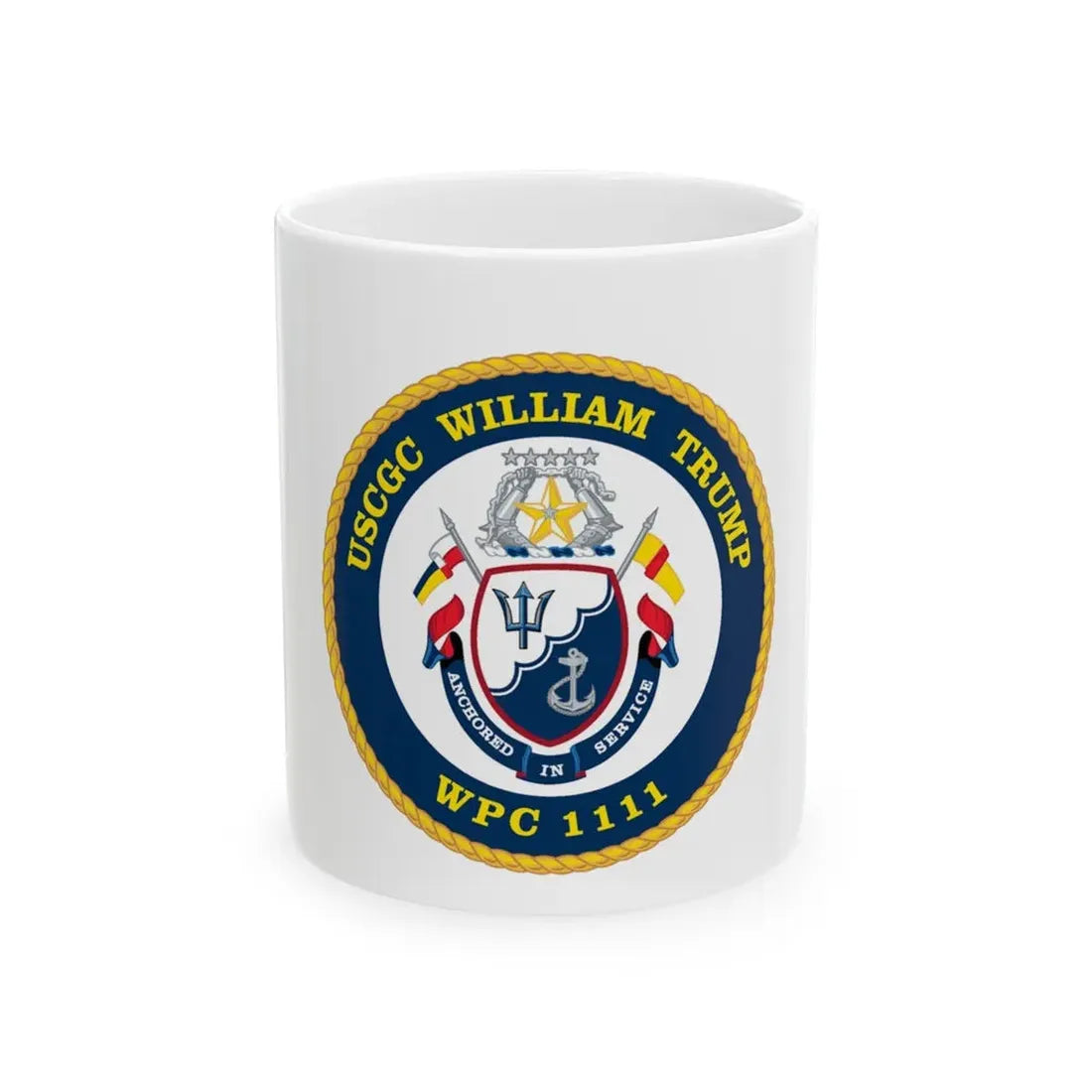 USCGC William Trump WPC 1111 (U.S. Coast Guard) White Coffee Mug 11oz - Go Mug Yourself