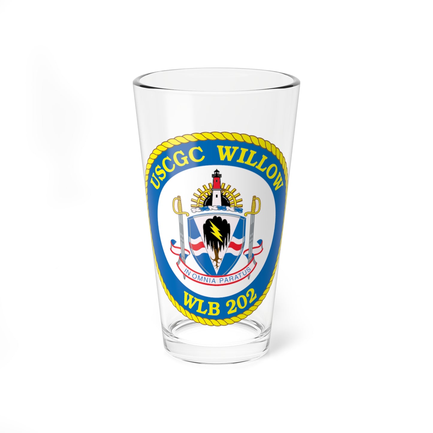 USCGC Willow WLB 202 (U.S. Coast Guard) Pint Glass 16oz-16oz-Go Mug Yourself