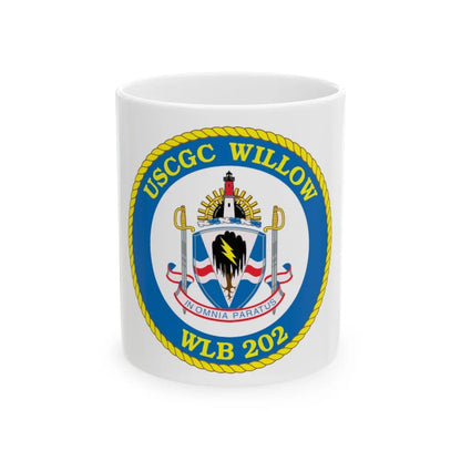 USCGC Willow WLB 202 (U.S. Coast Guard) White Coffee Mug-11oz-Go Mug Yourself