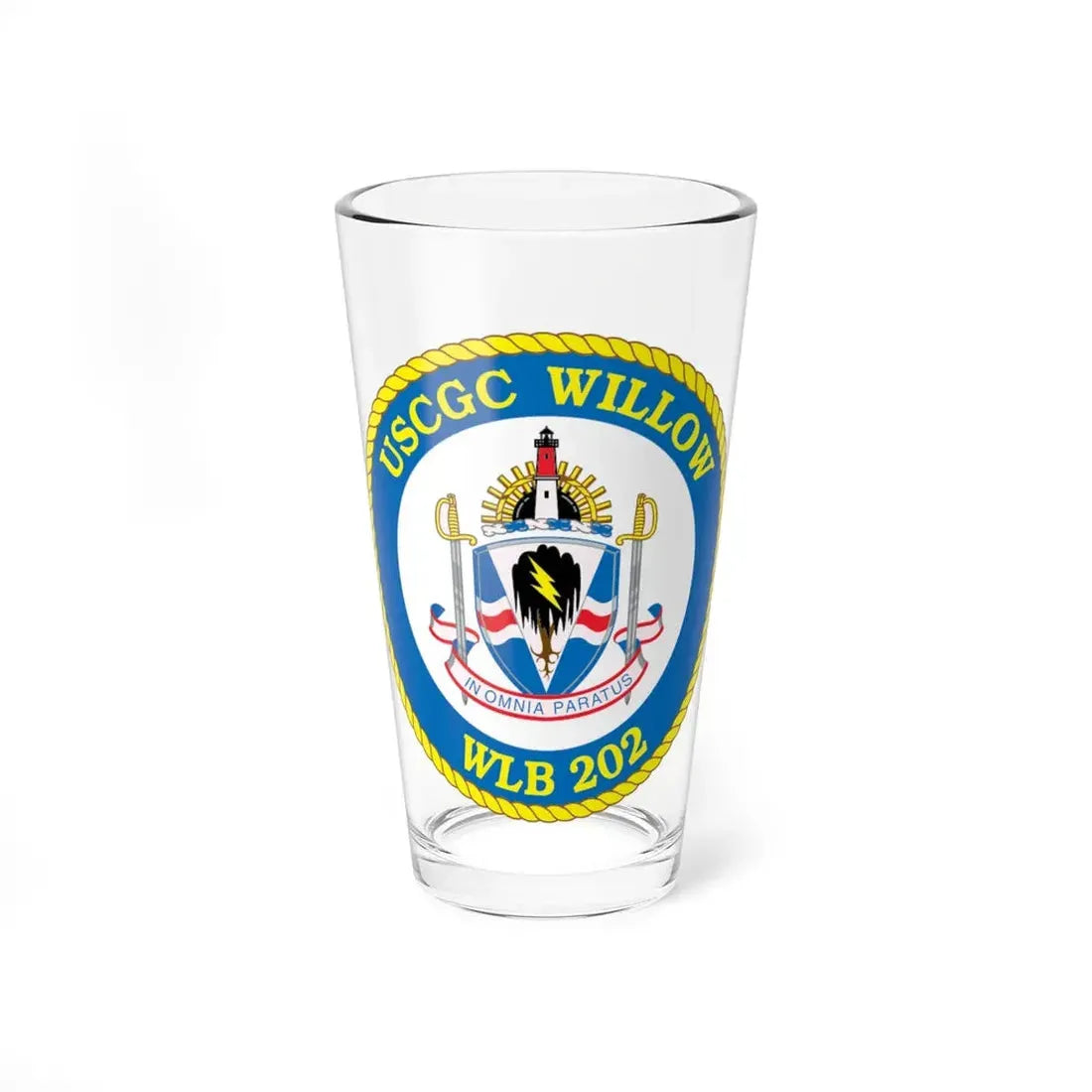 USCGC Willow WLB 202 (U.S. Coast Guard) Pint Glass 16oz 16oz - Go Mug Yourself