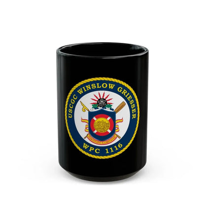 USCGC Winslow Griesser (U.S. Coast Guard) Black Coffee Mug 15oz - Go Mug Yourself