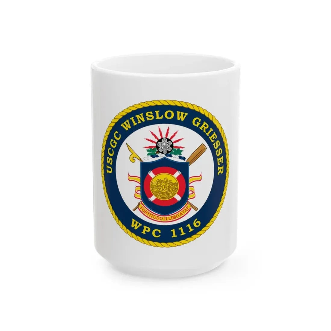 USCGC Winslow Griesser (U.S. Coast Guard) White Coffee Mug 15oz - Go Mug Yourself