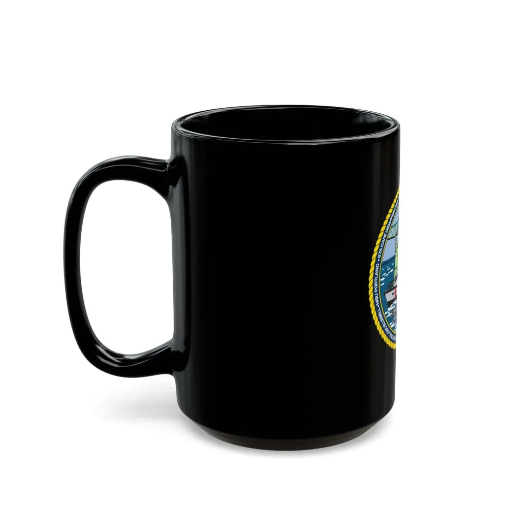 USCGS Columbia River (U.S. Coast Guard) Black Coffee Mug-Go Mug Yourself