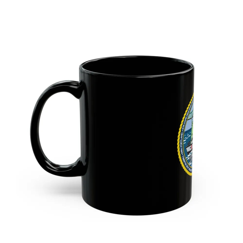 USCGS Columbia River (U.S. Coast Guard) Black Coffee Mug-Go Mug Yourself