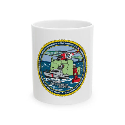 USCGS Columbia River (U.S. Coast Guard) White Coffee Mug-11oz-Go Mug Yourself