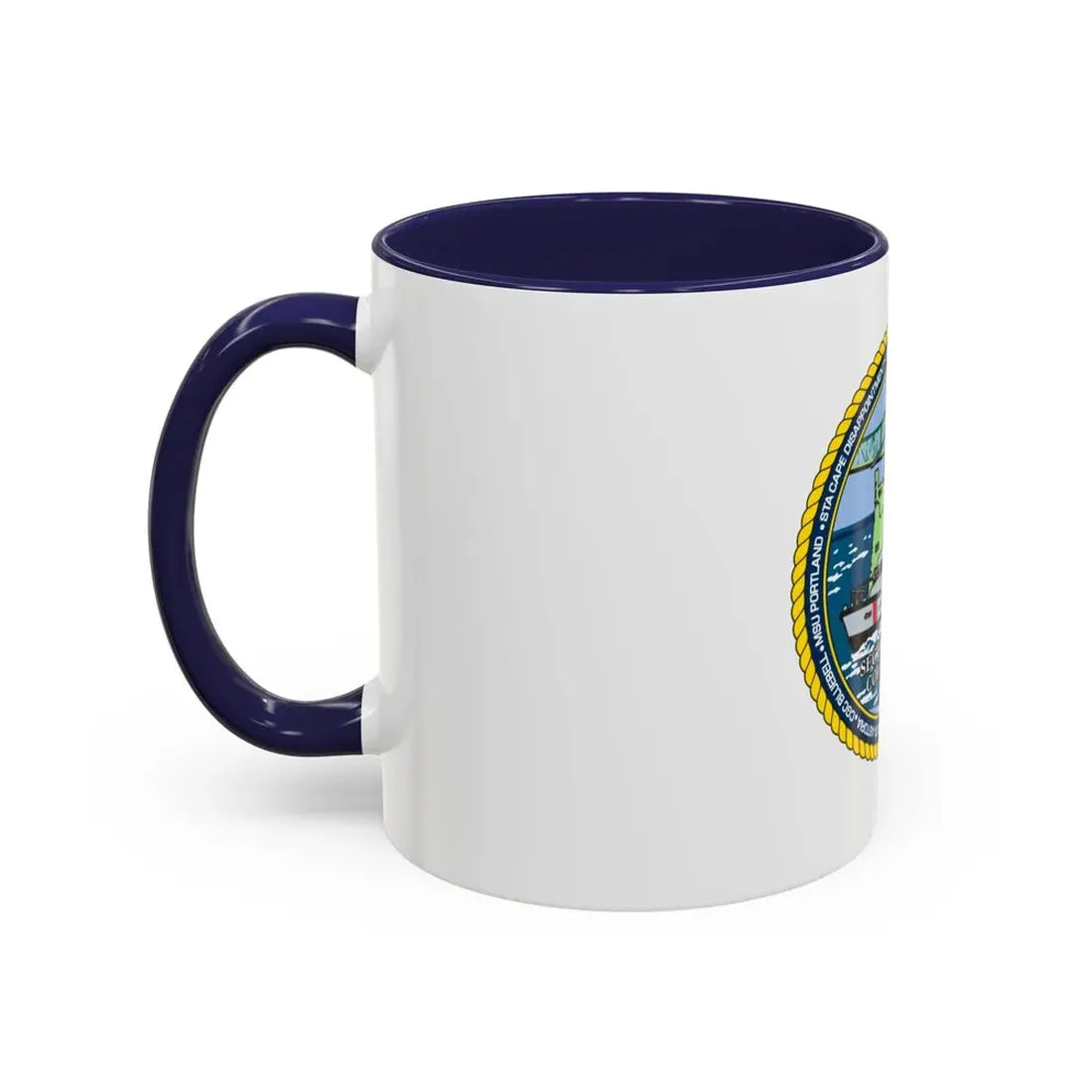USCGS Columbia River (U.S. Coast Guard) Accent Coffee Mug - Go Mug Yourself