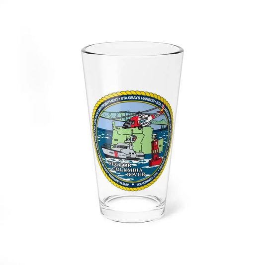 USCGS Columbia River (U.S. Coast Guard) Pint Glass 16oz 16oz - Go Mug Yourself