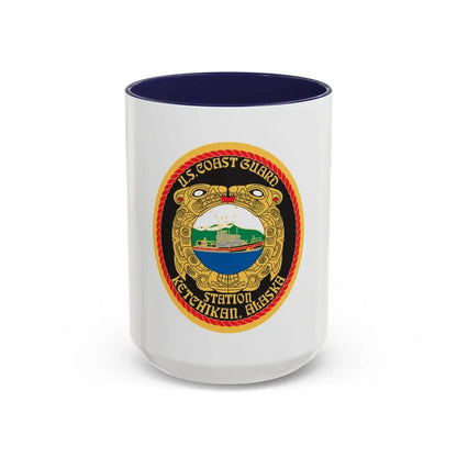 USCGS Ketchikan (U.S. Coast Guard) Accent Coffee Mug 15oz Navy - Go Mug Yourself