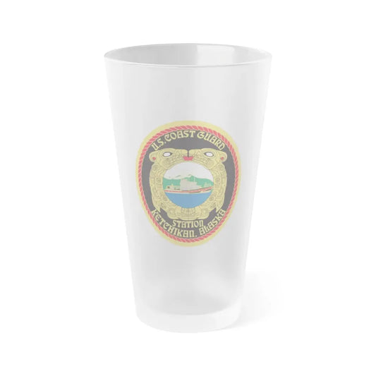 USCGS Ketchikan (U.S. Coast Guard) Frosted Pint Glass 16oz Default Title - Go Mug Yourself