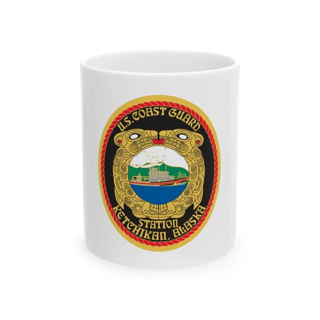 USCGS Ketchikan (U.S. Coast Guard) White Coffee Mug 11oz - Go Mug Yourself