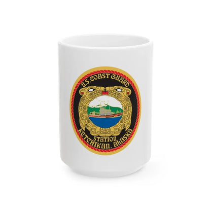 USCGS Ketchikan (U.S. Coast Guard) White Coffee Mug 15oz - Go Mug Yourself