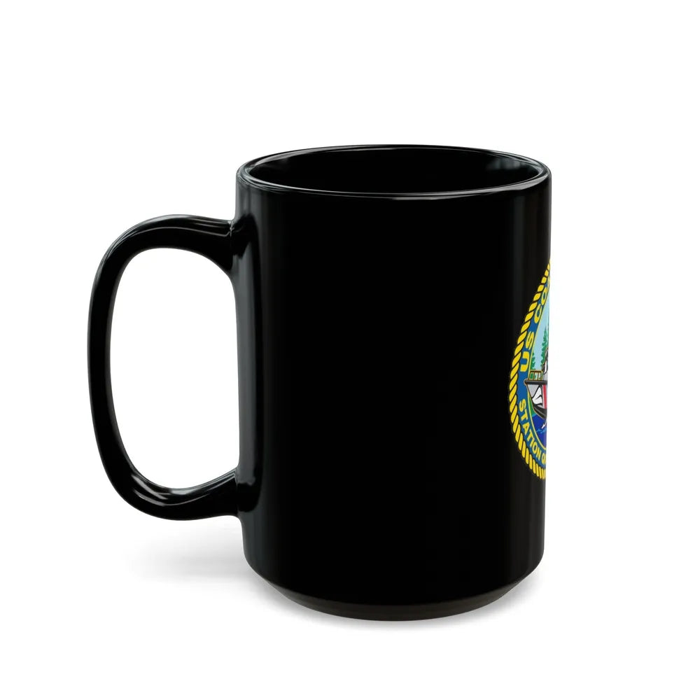 USCGS Quillayute River (U.S. Coast Guard) Black Coffee Mug-Go Mug Yourself